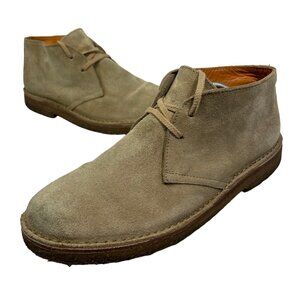 Astorflex Mens Chukka Boot Tan Beige Suede Italy Crepe Sole Size 44 US 11